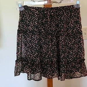 Floral Ruffle Skirt by Sienna Sky - M